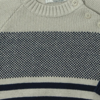 Navy Striped Sweater